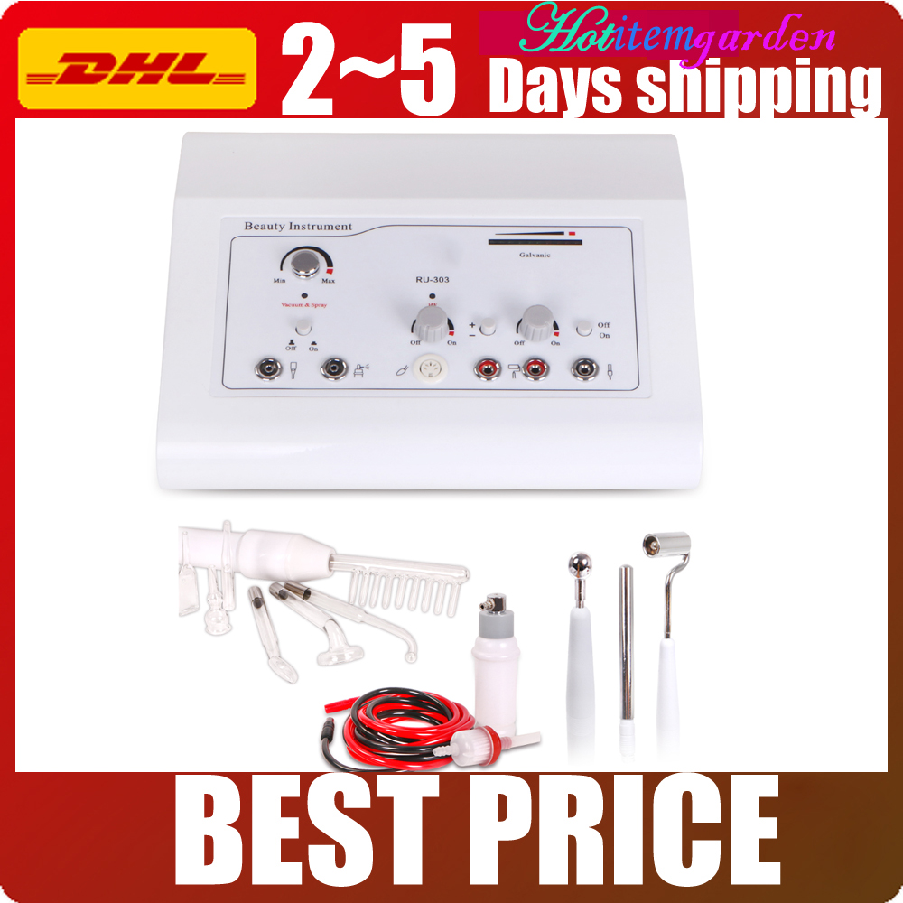 

Hot Sale! 4in1 Galvanic Spray Vacuum Whiting Facial High Frequency Elecrtopathy Anti-wrinkle Skin Rejuvenation Anti-aging Beauty Machine Spa