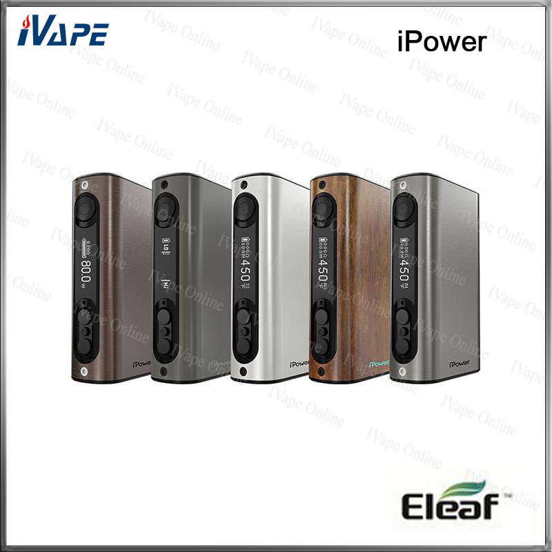 

Original Eleaf iPower iStick Power Battery Mod 80W TC/VW 5000mah For Long Sustainable Battery Life Upgradeable firmware & Newly Added Reset Function