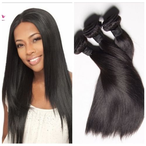 

8-28inchs brazilian Peruvian indian Malaysian Hair Extensions straight Double Weft No Shedding Free Tangle Durable 50g 4pcs