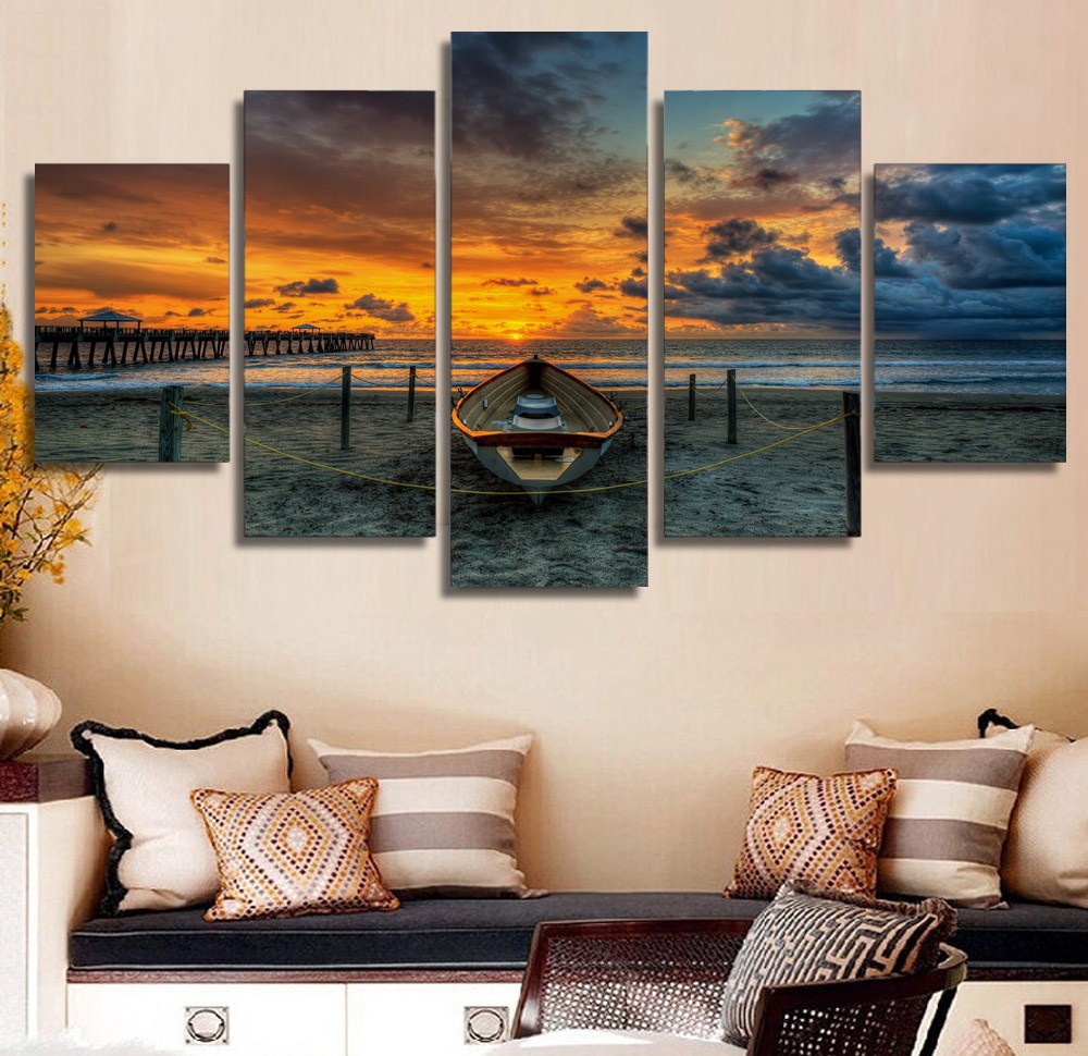 Rabatt Abstrakte Strand Leinwand Malerei 2020 Abstrakte Strand