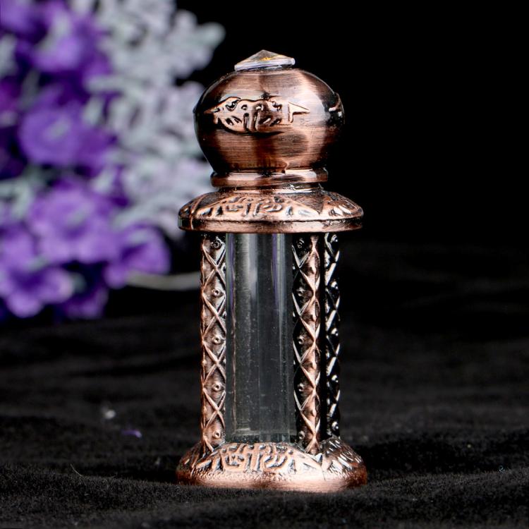 

4ml Arabic Style Empty Perfume Bottle with Dip Stick Refillable Glass Drop Bottle Lady Favor 6pcs/lot P010
