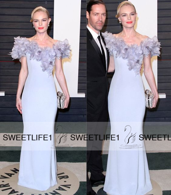 

2019 Floor Length Popular Sheath Celebrity Dresses with Petal Power Off Shoulder Cap Sleeves Custom Made Pageant Evening Formal Dresses, Pink