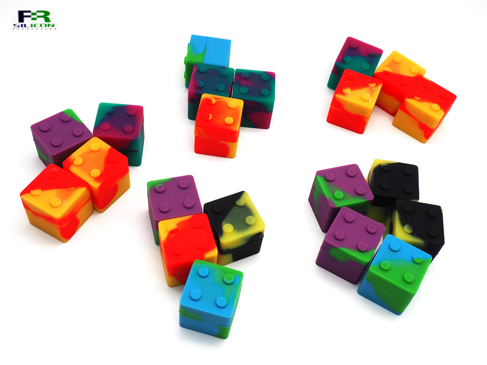 

Free shipping Approved stackable Non-stick Silicone Container For Wax Bho Oil Butane Vaporizer Silicon Jars Dab Wax Container