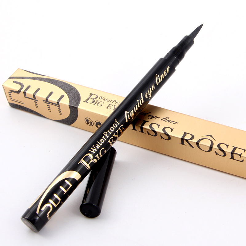 

Dropshipping MISS ROSE Black Liquid Eyeliner Pen Women Eye Pencil Makeup Make Up Eye Liner lasting Maquillage Cosmetic Tools Waterproof