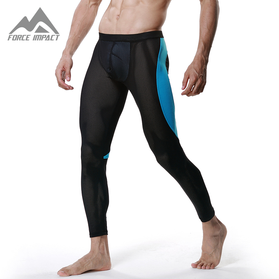 

New High Quality Mesh Thermal Long Johns Pants Sexy Long Pants Tight Hot Popular Bottom Trousers DT01 Dropshipping, Gray