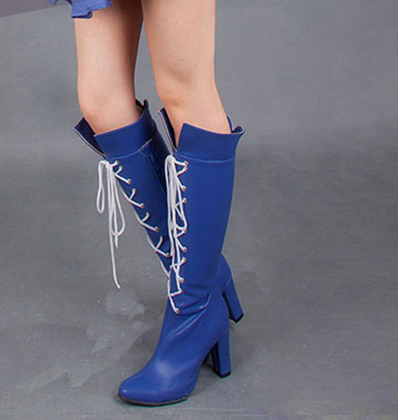 Sailor Moon Femmes Cosplay Chaussures Custome personnalisé à Talon Haut Bottes Filles Nouveau