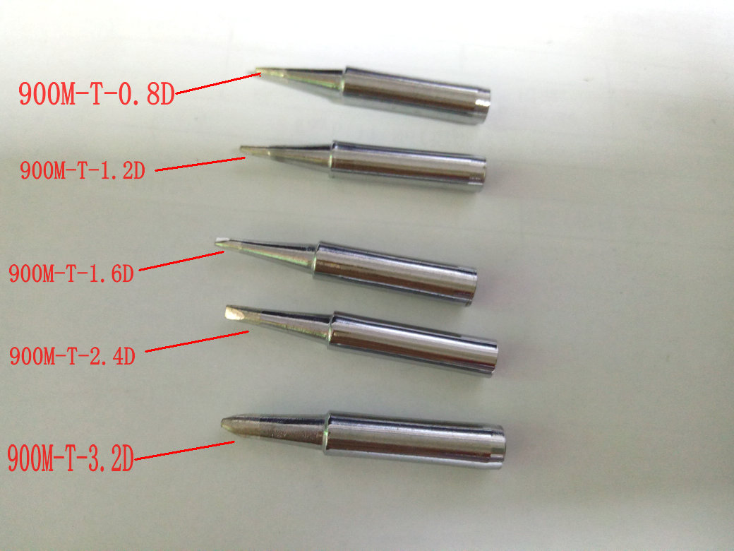 

5PCS Solder Soldering Iron Tip HAKKO900M-T-0.8D 1.2D 1.6D 2.4D 3.2D
