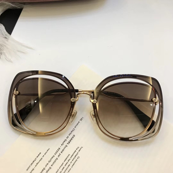 

SMU 54 Sunglasses Luxury Women Brand Designer Popular Fashion Square Frame Sunglass Crystal Metarial Fashion Women Style Come With Case