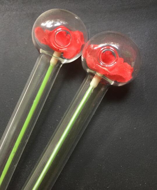 

Super Glass Oil Burner Pipe 6 Inch Happy Valentine Glass Rose Oil Burner Glass Bongs Oil Rigs Smoking Pipe