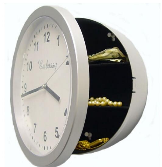 

Clock Safe Jewelry Storage Box Clocks Storage Box Safe Wall Clocks Decoration Clock Digit Number Rooms Decoration Watch Wall Clocks