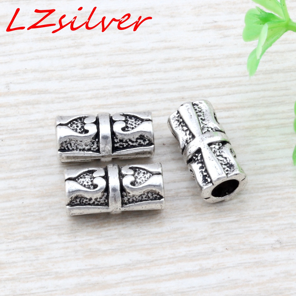 

100pcs Alloy Round Saucer Bicone Carving Spacer Beads For Jewelry Making Bracelet Necklace DIY Accessories 7x14mm D21