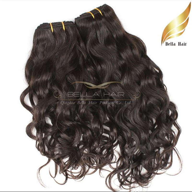 

Bella Hair® 8A 8~30inch Natural Wave Brazilian Human Hair Weave 4pcs/Lot Indian Peruvian Malaysian Hair Bundles Free Shipping, Natural color