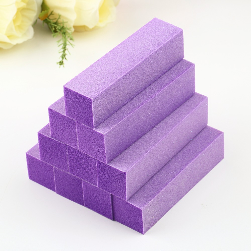 

Wholesale- 10pcs Buffer Acrylic Nail Art Sanding Block Files Newest Women Nail Polish Makeup Beauty Tools Nail File Sanding Equippment