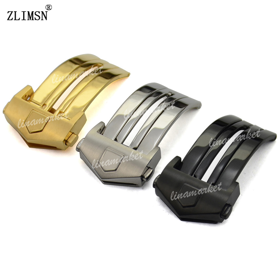 

NEW Stainless steel Watch Band Buckle 16mm 18mm 20mm Buckle Deployment Clasp