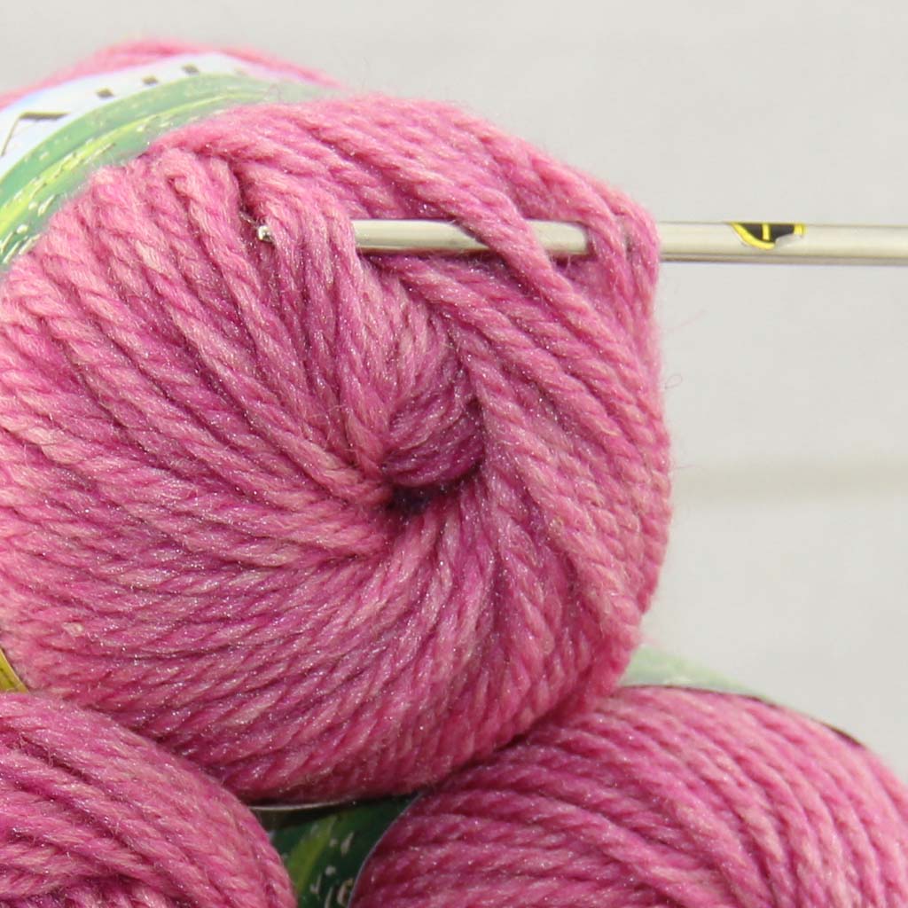 

LOT 1 Balls X 50g Chunky Thick Soft Wool Yarn Hand Knitting Turquoise I Mauve 248-205, Multi-colored