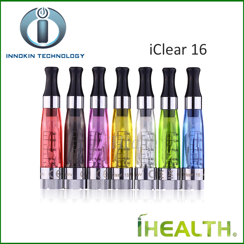 

Innokin iClear 16 Clearomizer 1.6ml Capacity with 2.1ohm Replaceable Dual Coil Head iClear 16 Atomizer 100% Original