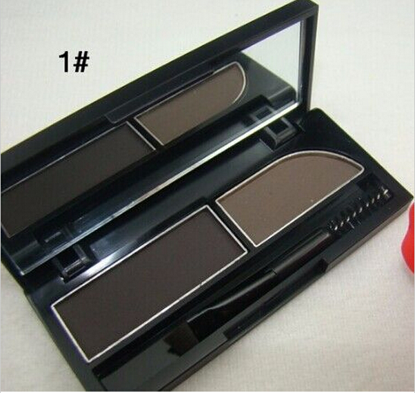 

Free shipping NEW 2 COLORS BROW SHA DERFARD POUDRE POUR LES SOURCILS 3G(10pcs/lot), Brown