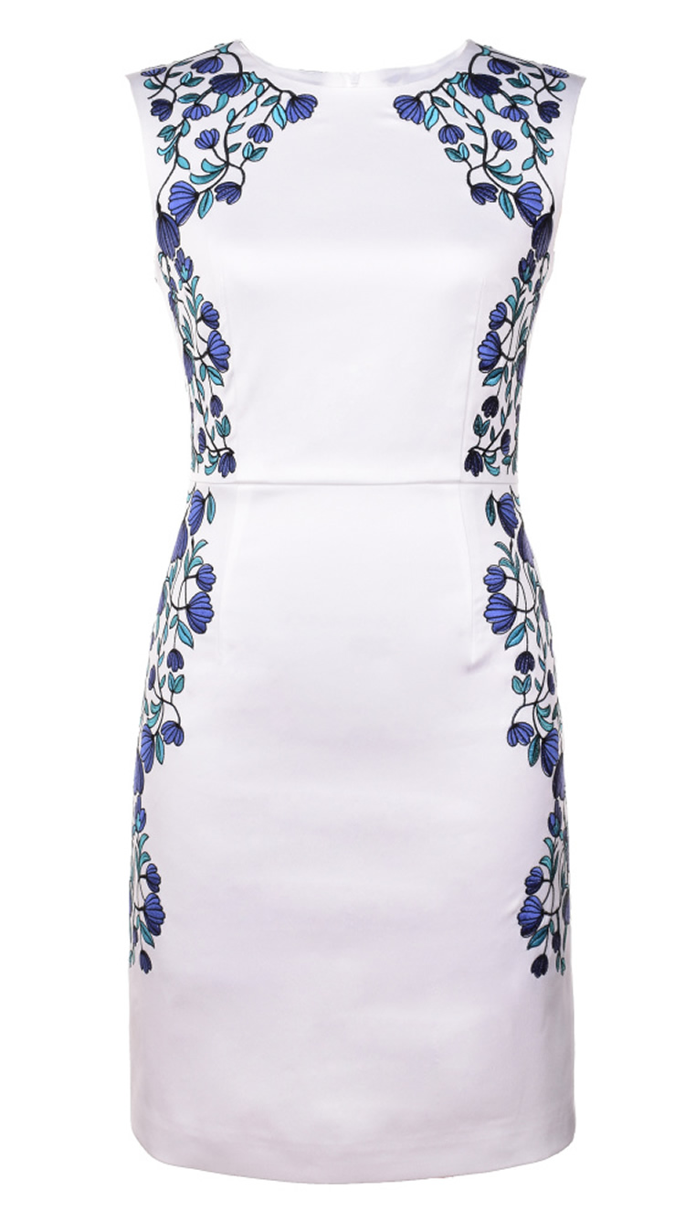 

Embroidery Women Sheath Dress Round Neck Sleeveless Dresses 074A619 Women Sheath Dress Round Neck Sleeveless Party Dresses 074A619, Same as picture