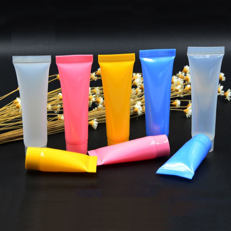 

MINI Color Cleanser Latex Bottle 10ml/15ml Refillable Empty Emulsion Essence Tube Travel Lipstick Container 50pcs/lot FZ121
