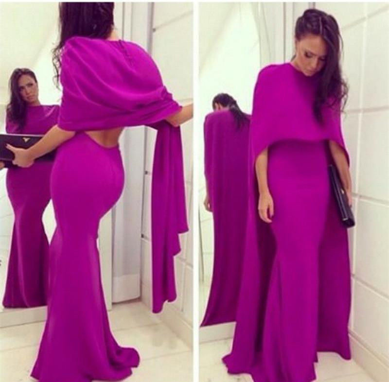 

New Purple Dubai Evening Gown Elegant Mermaid Floor Length Long Prom Dresses Sexy Backless Arabic Evening Gowns Dresses Evening Wear Vestido, Hunter green