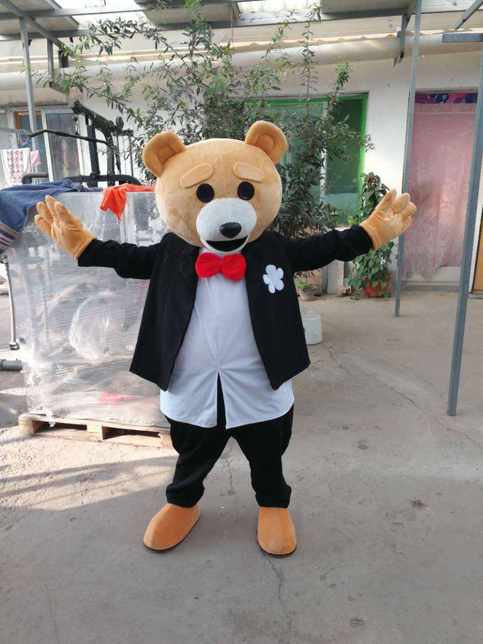

Teddy Bear Mascot Costume free shipping, Brown