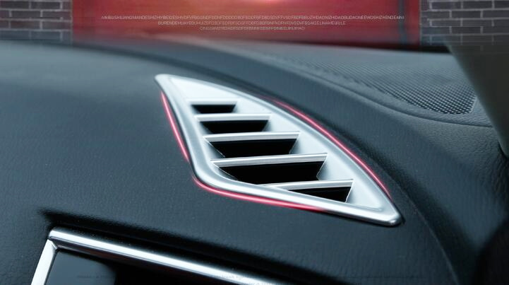 

High quality ABS chrome 2pcs air conditioning outlet decoration strip,air outlet trim For MAZDA 6 Atenza 2017