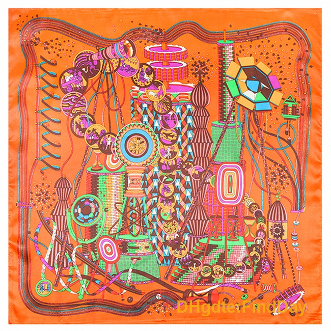 

Scarves 60cm*60cm new spring time laboratory simulation Cecil small towel towel
