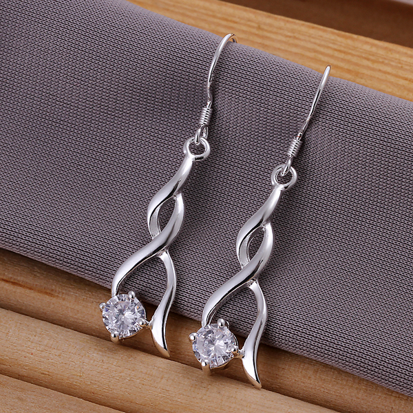

10Pairs /LotFree shipping Wholesale 925 Sterling Silver Plated Fashion women Earrings Jewelry For Gifts E182