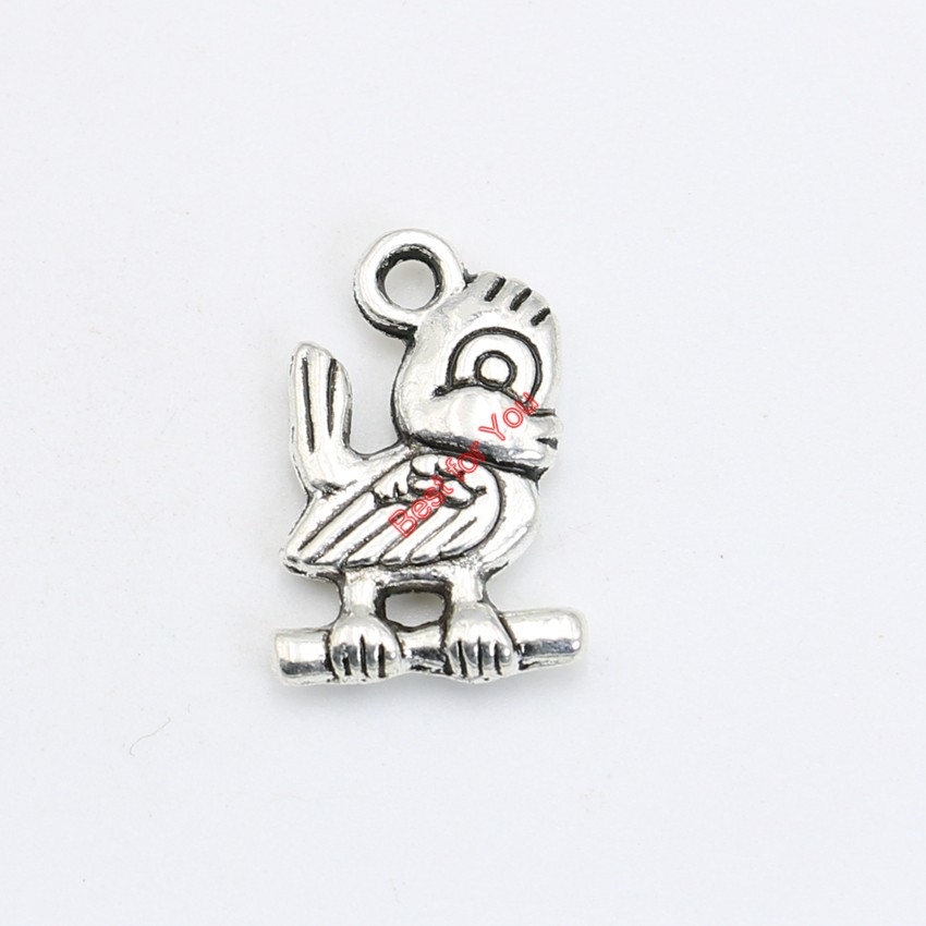 

30pcs Antique Silver Plated Birds Charms Pendants Bracelet Necklace Jewelry Making Accessories DIY 19x11mm
