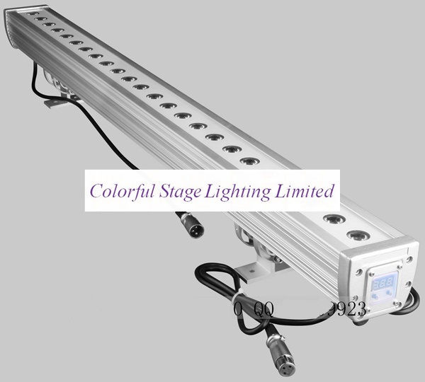 

High quality 24x3W RGB Tri color 3in1 LED Bar Wall Washer Light