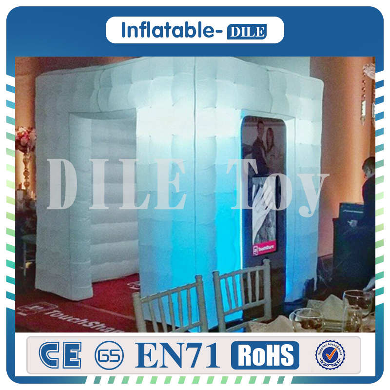 

Wedding shot unique traveling inflatable photo booth With LED color changing portable Photo Booth Enclosure For Weddings Parties