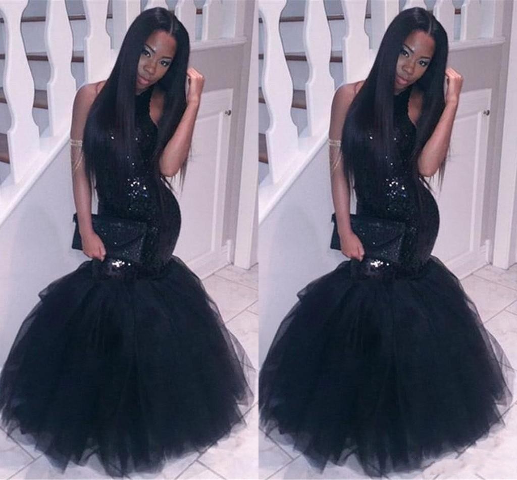 

Sexy Cheap Black Long Mermaid Prom Dresses Sequins Sparkle Halter Backless Long Plus Size Formal Party Gowns Evening Dress Vestios, Yellow