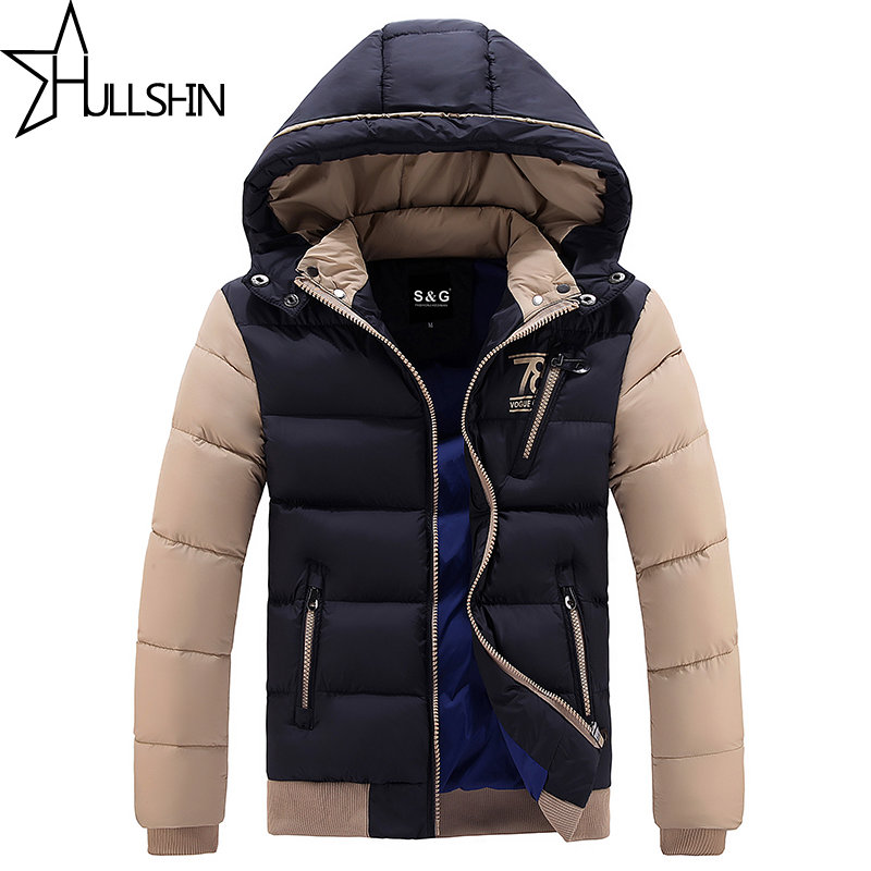 Wholesale- 2016 Thick Warm Winter Jacket for Men Waterproof Fur Collar Parkas Hooded Coat high quality Western style Cotton coat WQ8868