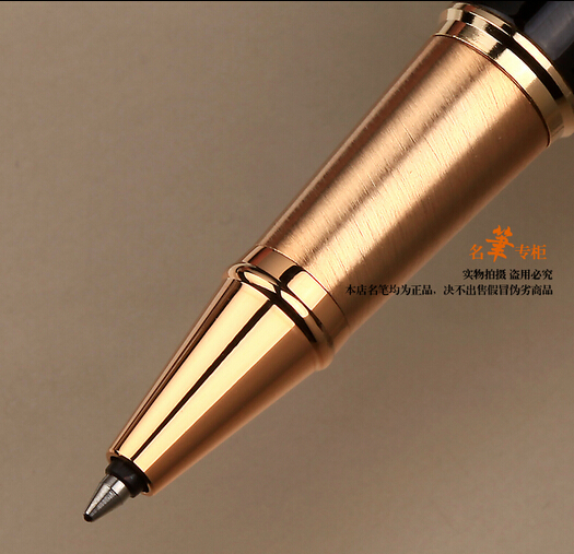 

Free Shipping Roller Ball Pen Black Gold Signature Ballpoint Pen School Office Suppliers Metal Gel Pens of Fast Writing Stationery, Single pen