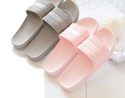 

2017 Women's Fashion Candy Color Indoor Massage Slippers Light weight Solid PVC Home Non-slip Massage Slippers Chinelo Feminino, Blue