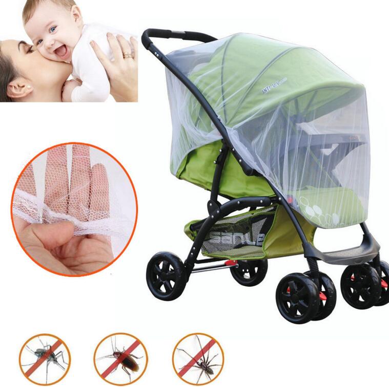 

Stroller Pushchair Pram Mosquito nsect Net Mesh Buggy Cover for Baby Infant Mosquito Insect Shield Net Protection Mesh Buggy Cover KKA2151, Diamater 150cm