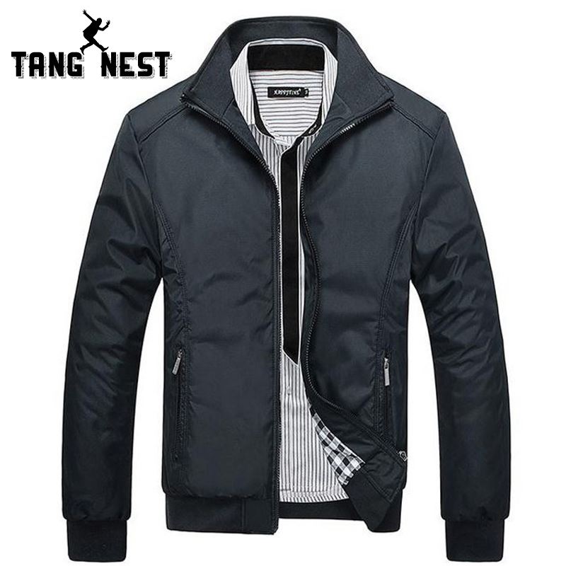 TANGNEST Men's Jackets 2017 Men's New Casual Jacket High Quality Spring Regular Slim Jacket Coat For Male Wholesale MWJ682