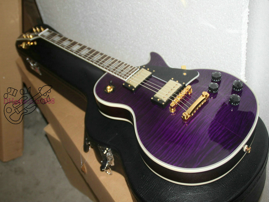 

NEW Purple Custom Electric Guitar Mahogany body High Quality A6789
