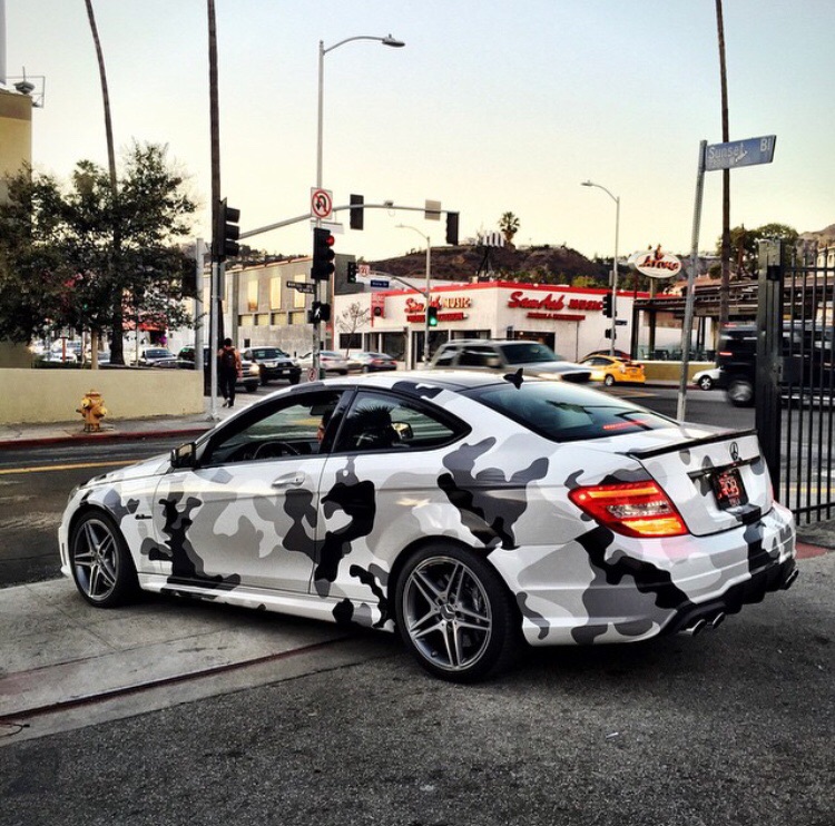 

Large Camo VINYL Wrap black white grey Full Car Wrapping Camouflage Foil Stickers with air free size 1.52 x 30m/Roll Free Shipping