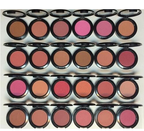 

Free Shipping Face Makeup Blush Shimmer Blusher 24 Different Colors 6g Professional Cosmetics 6pcs/lot, Mixed color