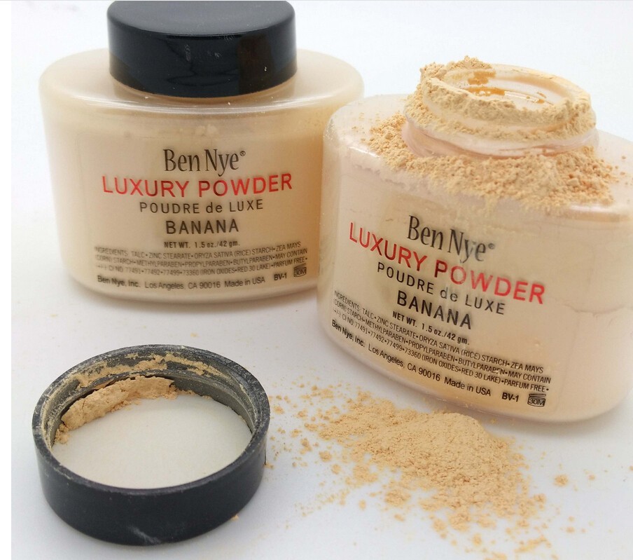 

NEW Ben Nye Luxury Powder 42g 1.5 OZ New Natural Face Loose Powder Waterproof Nutritious Banana Brighten Long-lasting 2pcs/lot