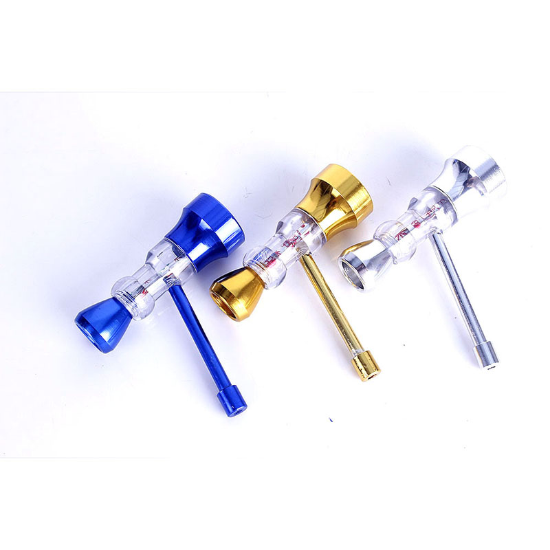 

metal smoking tobacco pipe water spoon pipes dry herb water bong removeable unbreaked bubbler newest 2017 smoking accessories free shipping
