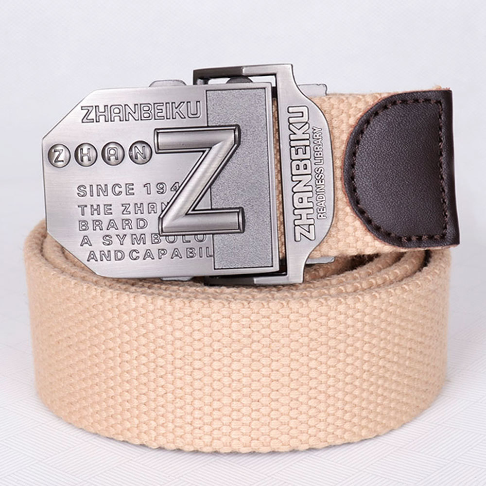 

New Men's Fashion Men's Canvas Belt Luxury Casual Design Jeans Designer Belt Men Big Size 140cm