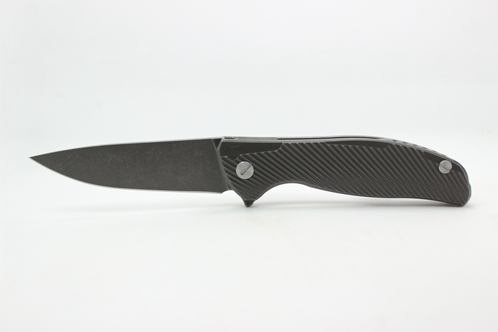 

Flipper Model 95 Custom Vicissitudes Stone Wash Titanium Handle S35VN Blade Folding Knife EDC Survival Camping Tactical Tools Free Shipping