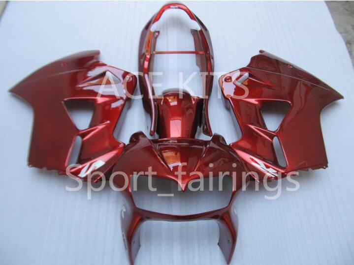 

Motorcycle Fairing kit for HONDA VFR800 98 99 00 01 VFR 800 1998 1999 2000 2001 ABS silver Fairings set+3gifts VB01v6, Red