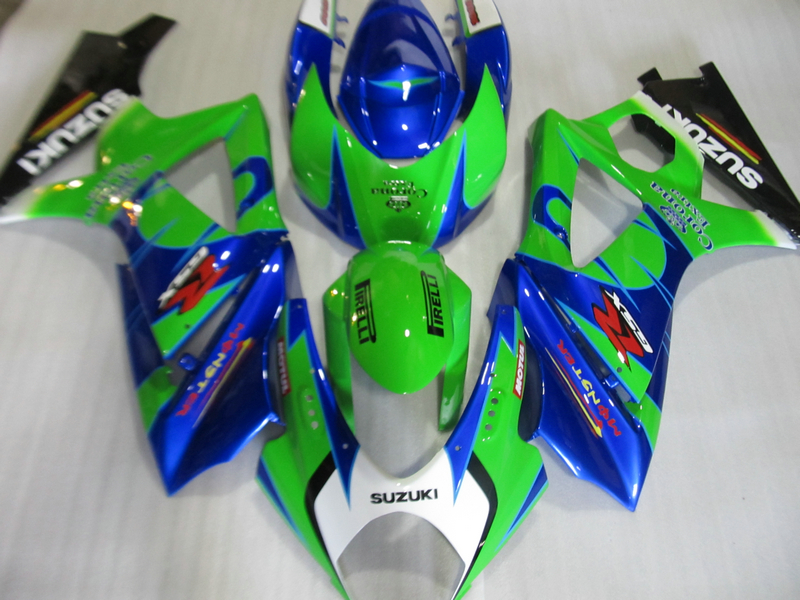 

Fairing kit for Suzuki GSXR1000 07 08 green blue motorcycle fairings set GSXR1000 2007 2008 OT03, Same as picture