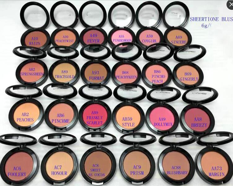 

Free Shipping! NEW SHEERTONE BLUSH FARD A JOUES 6G 24 Colors (24pcs/lot)