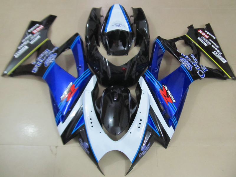 

Hot sale fairing kit for Suzuki GSXR1000 07 08 blue white black fairings set GSXR1000 2007 2008 OT29, Same as picture