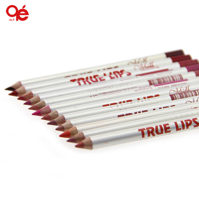 

Wholesale- 12 Pcs Eye Liner Pencil Make Up Lips Pencils sticks Eyes Makeup Cosmetics