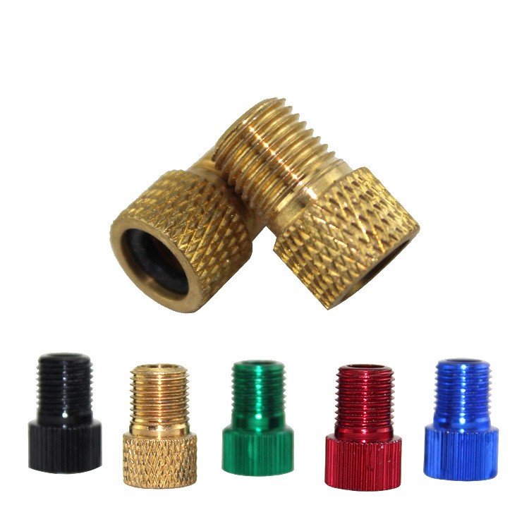 Hot 5pc Presta to US Schrader Valve Adaptor Converter Bike Tire Tube Pump CA